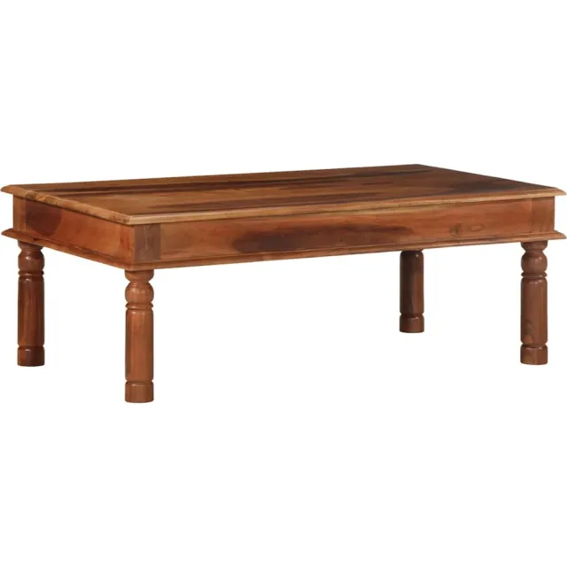 vidaXL Salontafel 110x60x40 cm massief acaciahout bruin, foto 2