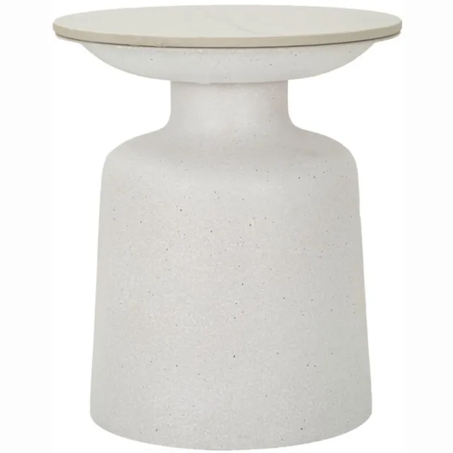 Mauro Ferretti Tafel White Fush Ø 40×47 cm Wit