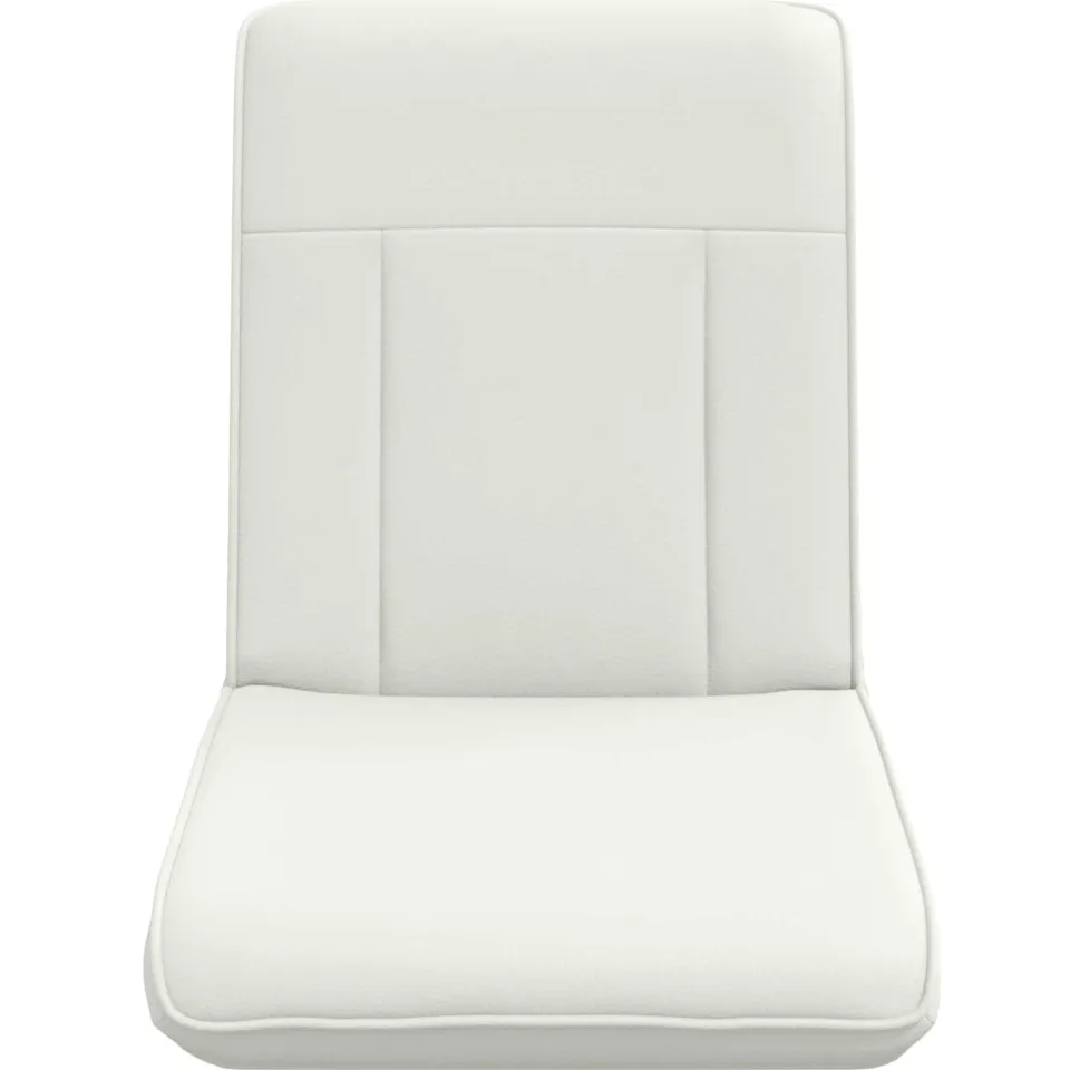 vidaXL Verstelbare vlo stoelen Wit Kunstleer, foto 4