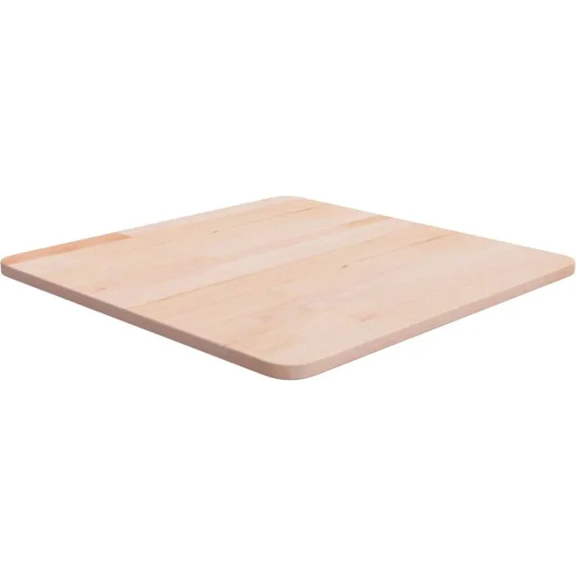 vidaXL Tafelblad vierkant 50x50x1,5 cm onbehandeld massief eikenhout Bruin