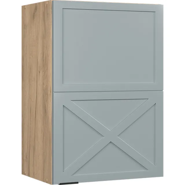 Vicco Fame-Line Hangkast – 50 cm Licht blauw-grijs Licht blauw-grijs/Goudkleurig Eiken