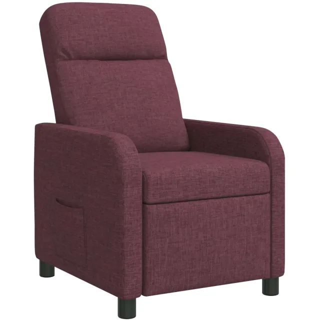 vidaXL Recliner - Paars - Stof