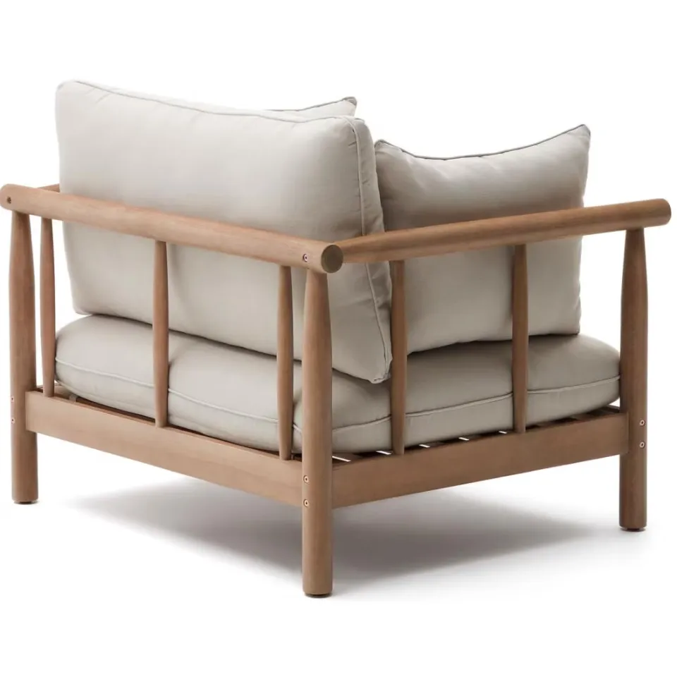 Kave Home Sacova tuinfauteuil beige, foto 4