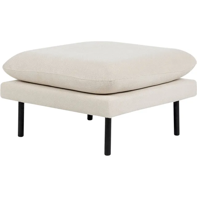 Beliani VINTERBRO - Ottomaan - Lichtbeige - Polyester