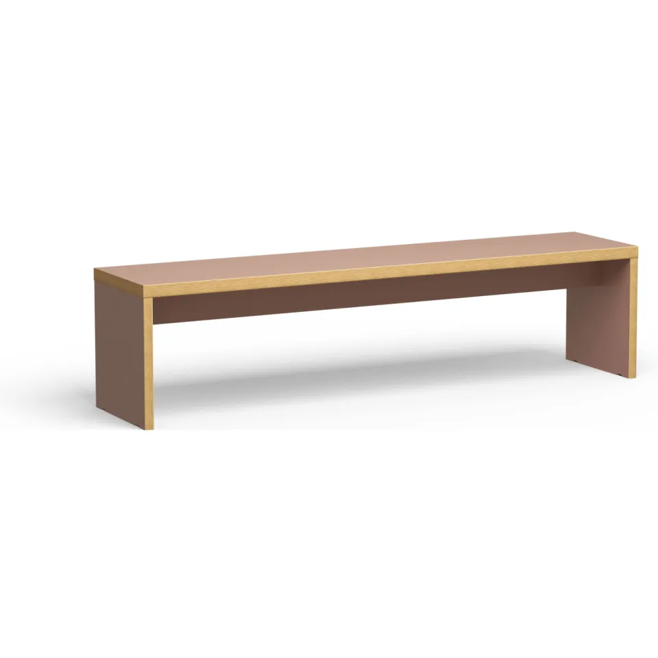HKLIVING Bench eetkamerbank clay, foto 2