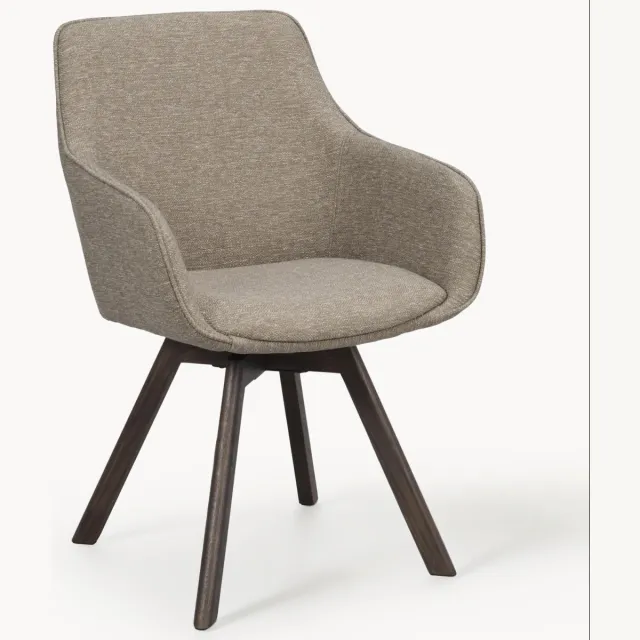 Rowico Home Draaifauteuils Alison, 2 stuks Taupe
