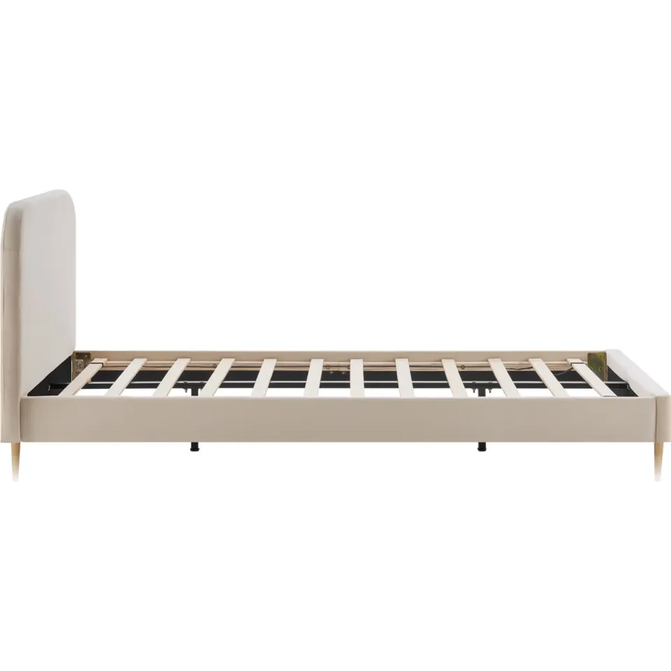 Artistiq Living Federico fluwelen bed beige, foto 4