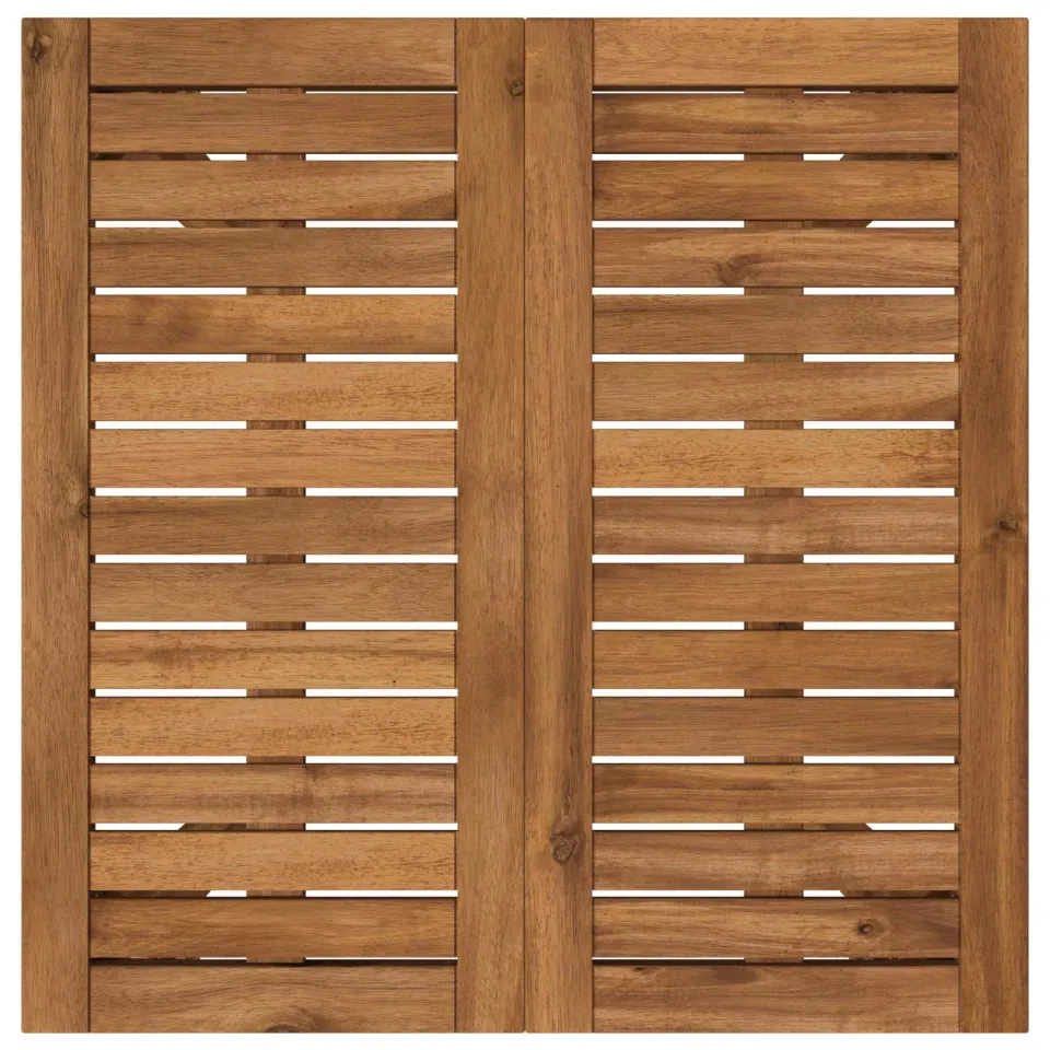 vidaXL Tuindiner tafel LAREN Naturel 60 x 60,5 x 75 cm, foto 4
