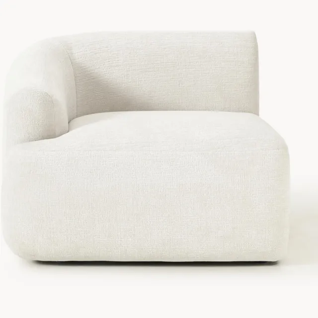 Westwing Collection Hoekmodule Sofia Wit