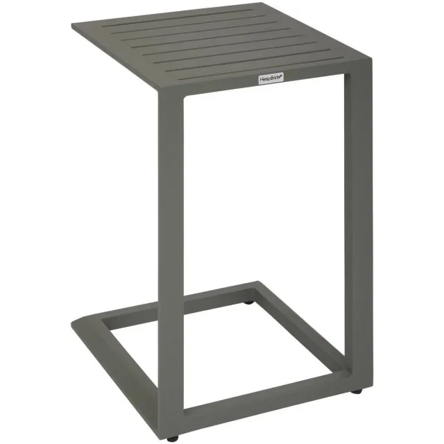 Hespéride Vierkante bijzettafel van aluminium ÉVASION vert laurier