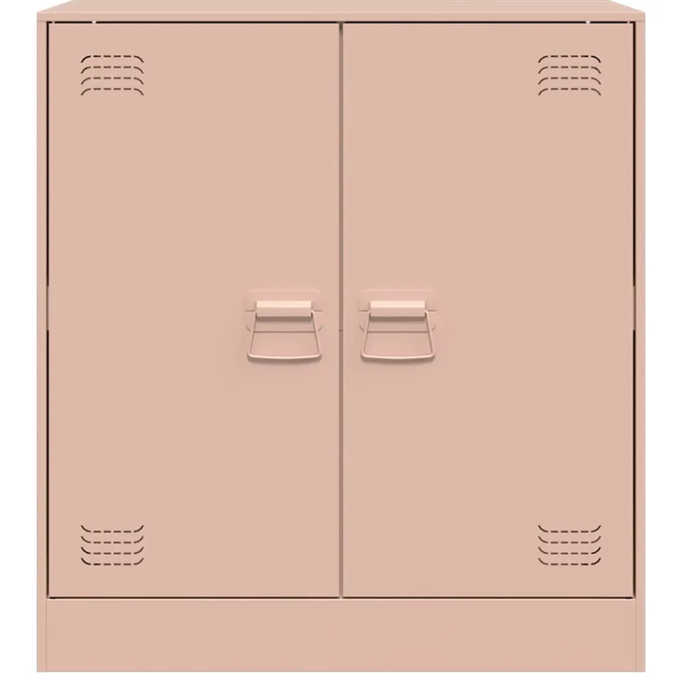 vidaXL Dressoir 67x39x73 cm staal roze, foto 4