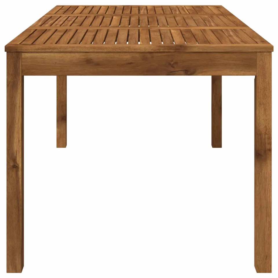 vidaXL Tuindiner tafel LAREN Naturel 147 x 88,5 x 75 cm, foto 4