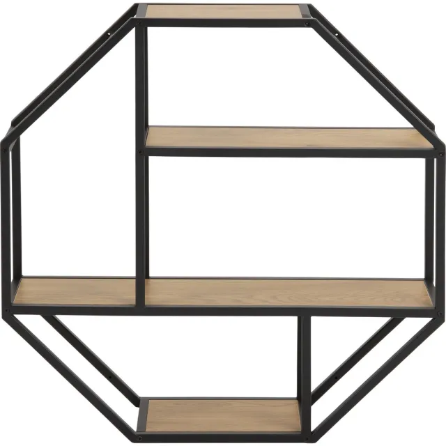 Giga Living Wandplank Varven - Naturel - 77x20x77cm