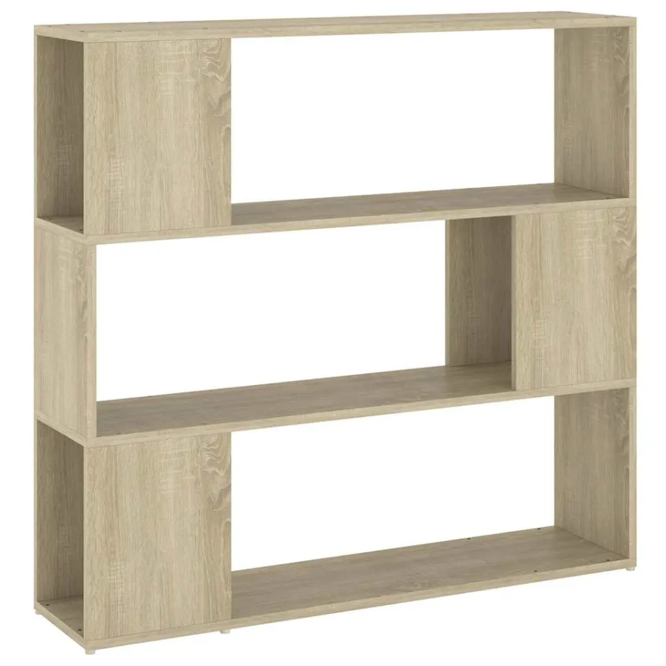 vidaXL Boekenkast/kamerscherm 100x24x94 cm sonoma eikenkleurig Bruin