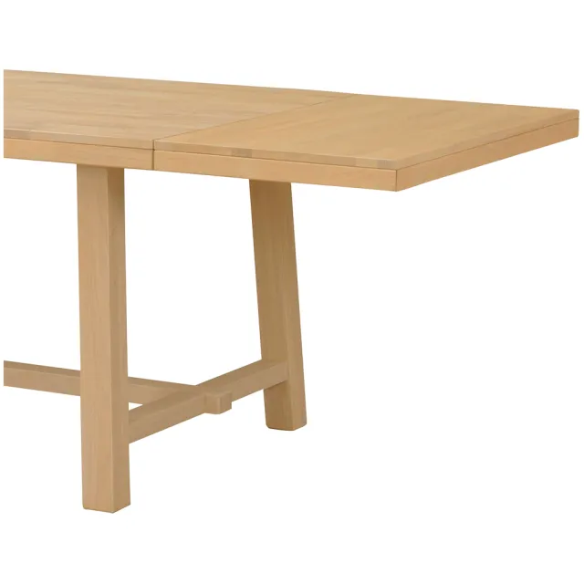Rowico Home Brooklyn verlengstuk naturel voor Brooklyn eettafel - 50 x 95 cm Bruin