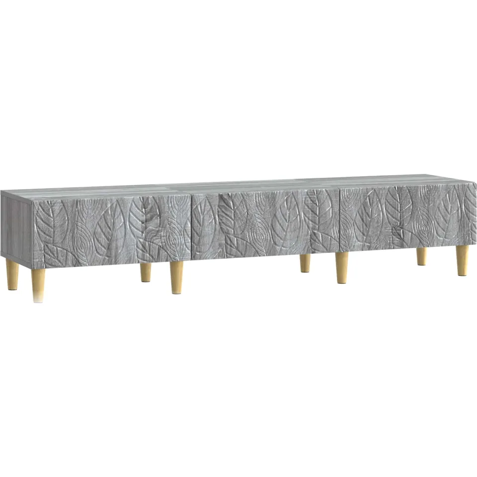 vidaXL TV-kast 147 x 34,5 x 30 cm Grijs Sonoma Bewerkt hout