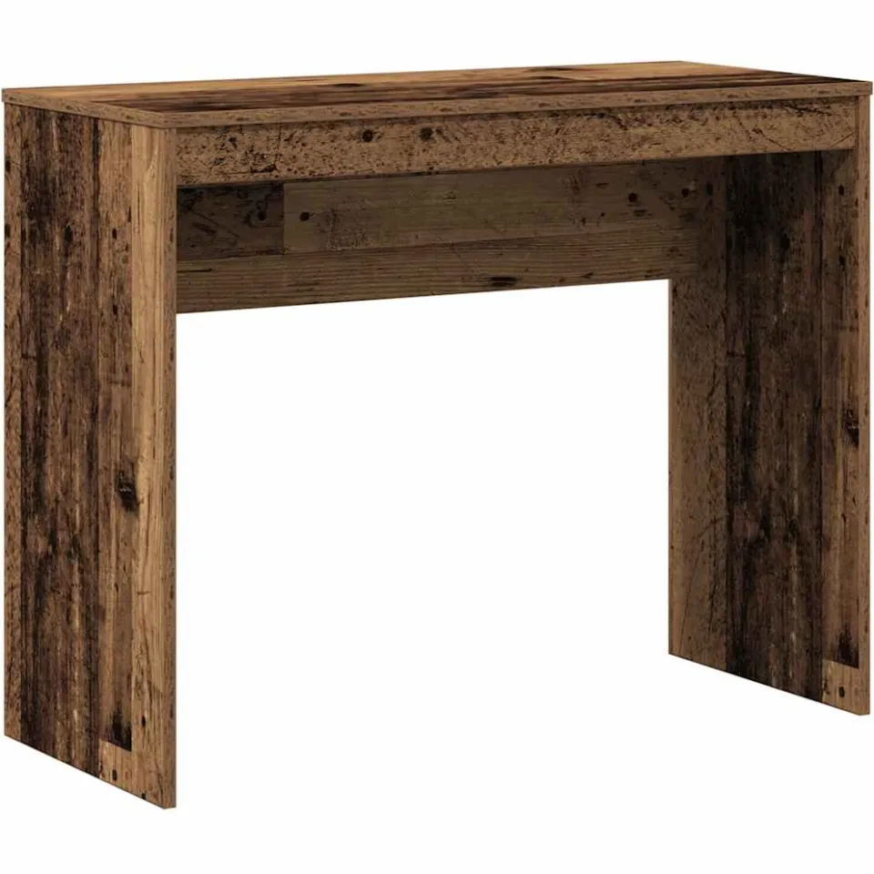 vidaXL Bureau 90x40x72 cm bewerkt hout oud houtkleurig Bruin