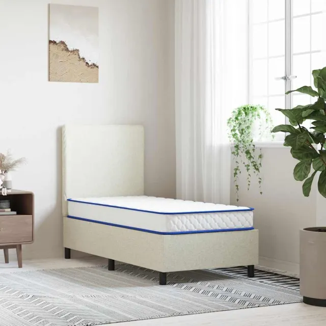 vidaXL Traagschuimmatras 80x160x17 cm Zacht wit