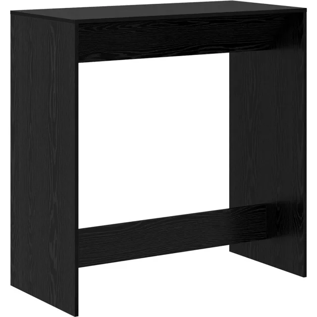 vidaXL Bartafel - 102 - x - 50 - x - 103,5 - cm - Bewerkt - hout - Zwart - Eiken Zwart eiken