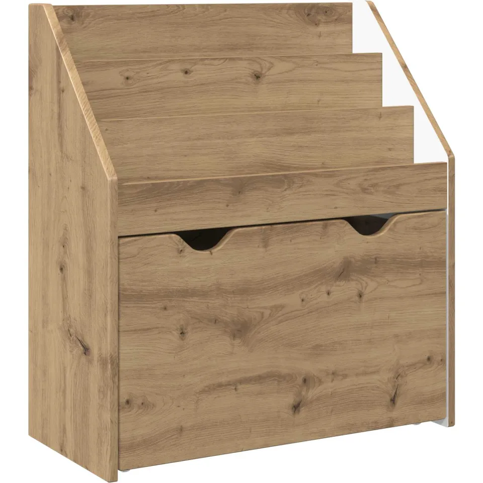 vidaXL Kinderen Boekenkast met lade Artisan Eiken 60 x 29,5 x 69 cm, foto 3
