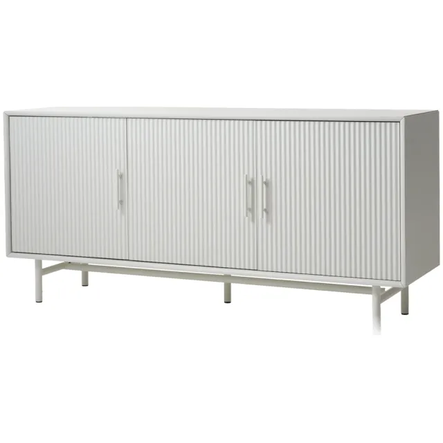 Olivine Arlo houten dressoir grijs/beige - 160 x 45 cm