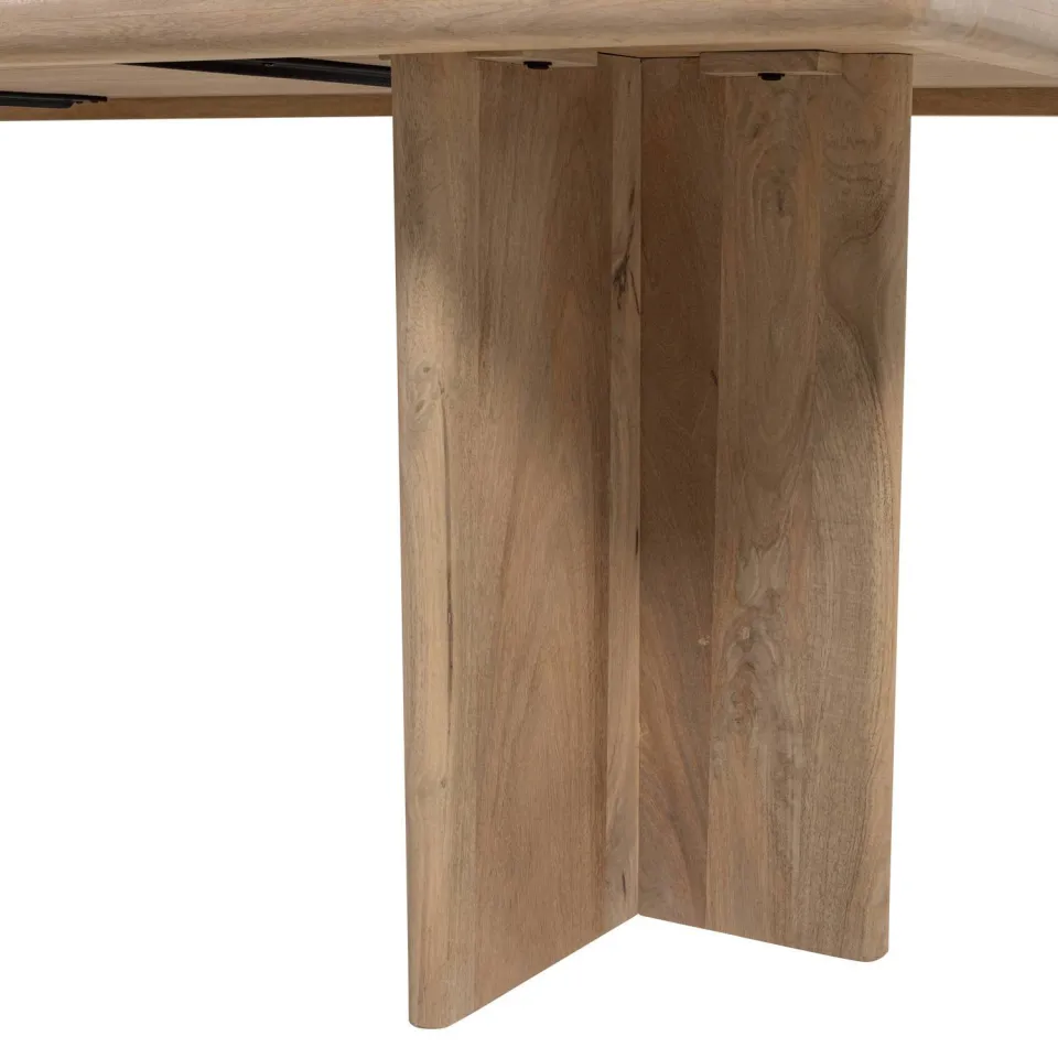 WOOOD Ato Eettafel 180 CM - Mangohout - Naturel - 76x180x90, foto 5