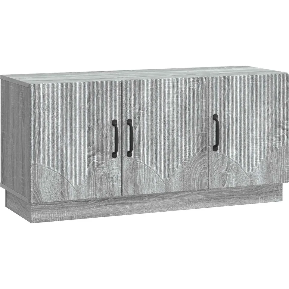 vidaXL TV-kast Grijs sonoma 99 x 34,5 x 47 cm Bewerkt hout, foto 3