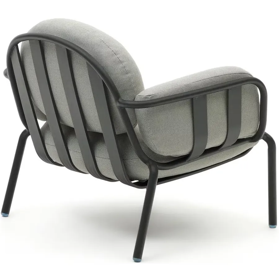 Kave Home Joncols outdoor fauteuil grijs, foto 4