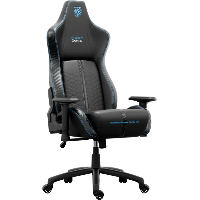 HICON Luxe premium Bureaustoel – Ergonomische bureaustoel – Luxe directiestoel – Premium comfort Pulse Series - Havoc - Blauw Blauw Pulse
