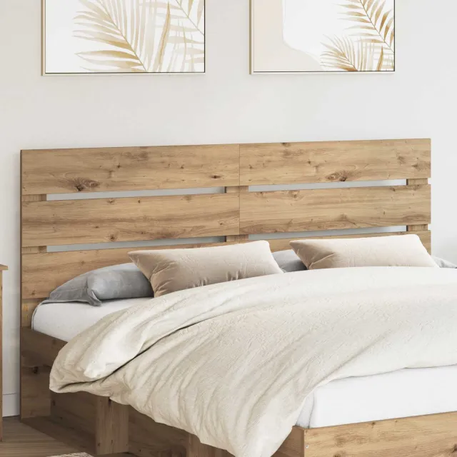 vidaXL Hoofdbord Artisan Eiken Bewerkt hout Bruin