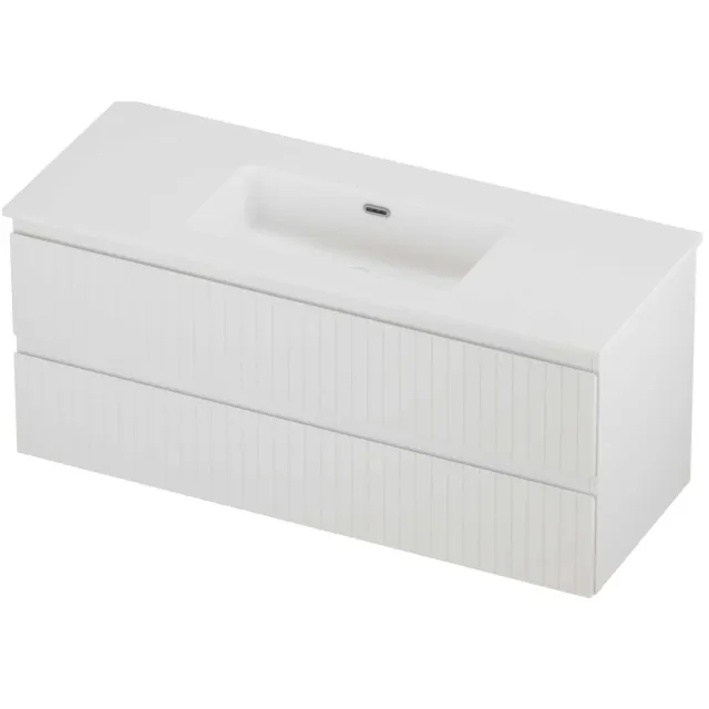Proline Tribute Badmeubelset Porselein Elegant 120x46x54 cm Mat White Mat Wit