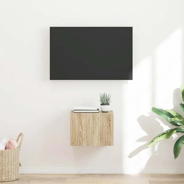 vidaXL TV Wandkast 39 x 31 x 29,5 cm Sonoma Bewerkt hout bruin, foto 2