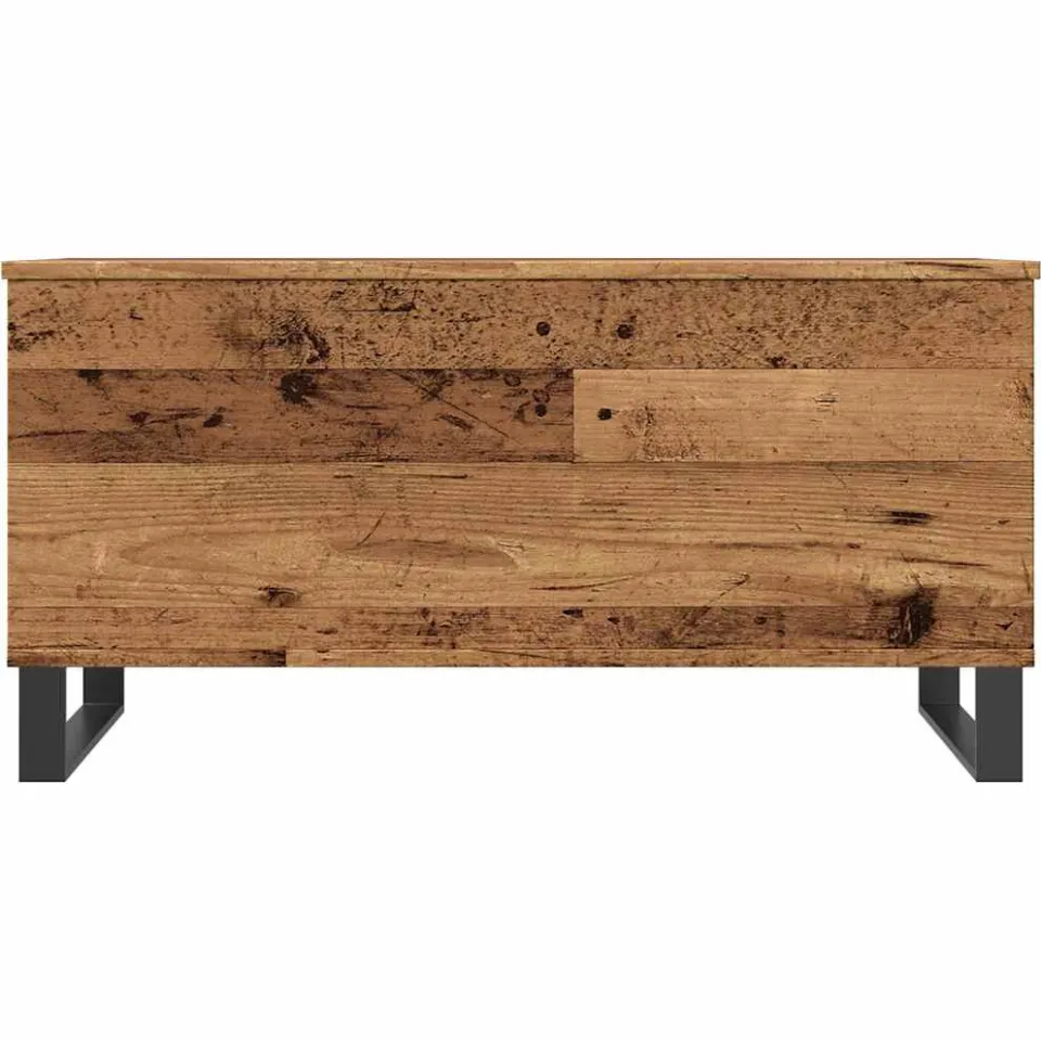 vidaXL Salontafel 90x44,5x45 cm bewerkt hout oud houtkleurig bruin, foto 4