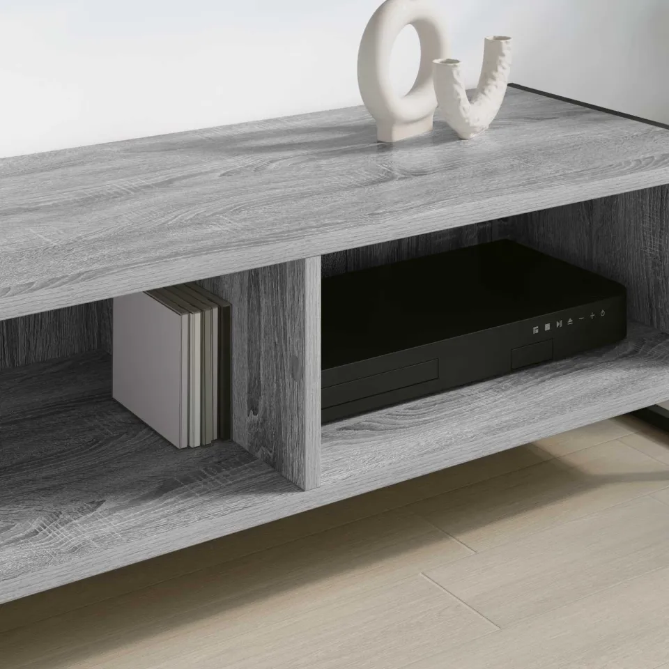 vidaXL TV-kast 100 x 36.5 x 30.5 cm Grijs Sonoma Bewerkt hout, foto 4