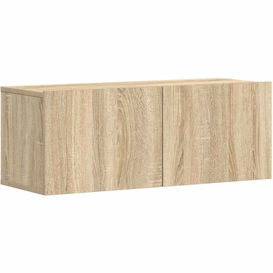 vidaXL 5-delige Tv-meubelset bewerkt hout sonoma eikenkleurig Bruin