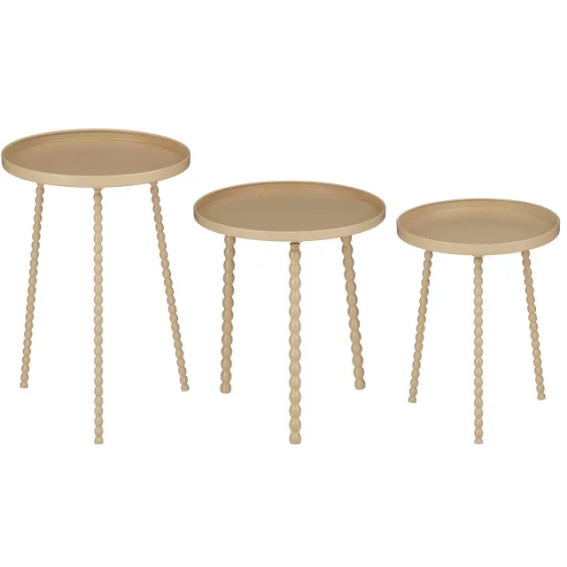 Mica Decorations bijzettafel Salvo beige