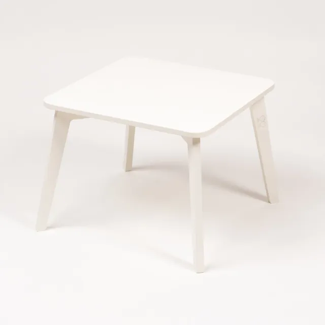 Ette Tete Tulla Table- White- Kindertafel korte poten (36.5 cm)
