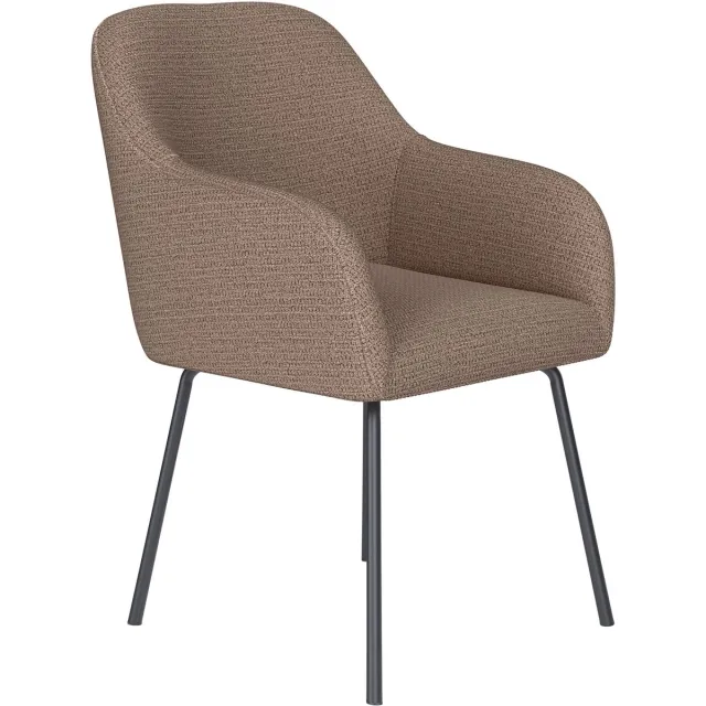 Housecraft Living Otis Eetkamerstoel Metaal Taupe