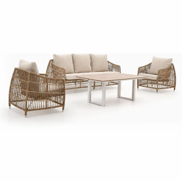 Manifesto Furniture Manifesto Ortello/Fidenza stoel-bank loungeset 4-delig 5-zits