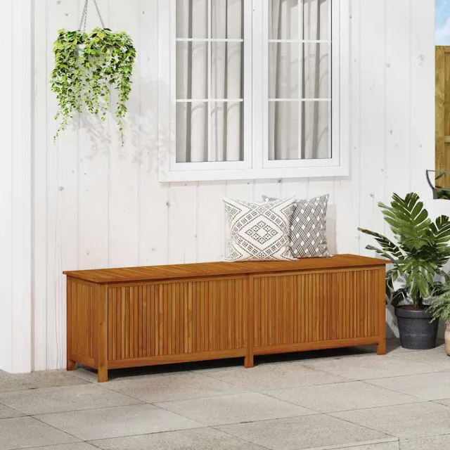 vidaXL Tuinbox 200x50x58 cm massief acaciahout bruin, foto 2
