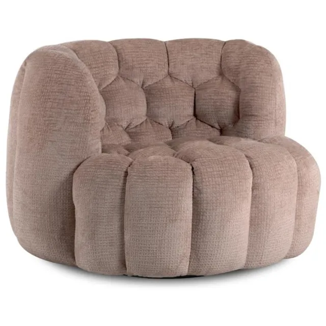 DÉJA Living Draaifauteuil Trones - Taupe - 100x98x72cm