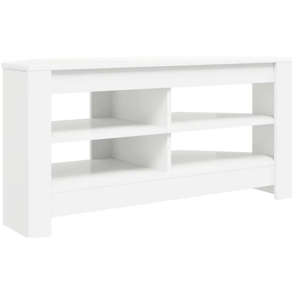vidaXL HoekTVKast 102 x 41 x 50 cm Wit