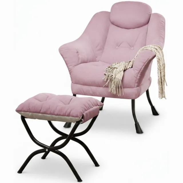 Triumpunpre Opvouwbare Vloerzitbank met IJzeren Frame - Comfortabele Luie Bank voor Woonkamer, Slaapkamer - 75x68x20 cm - Zacht Stoffen Bekleding, Wit