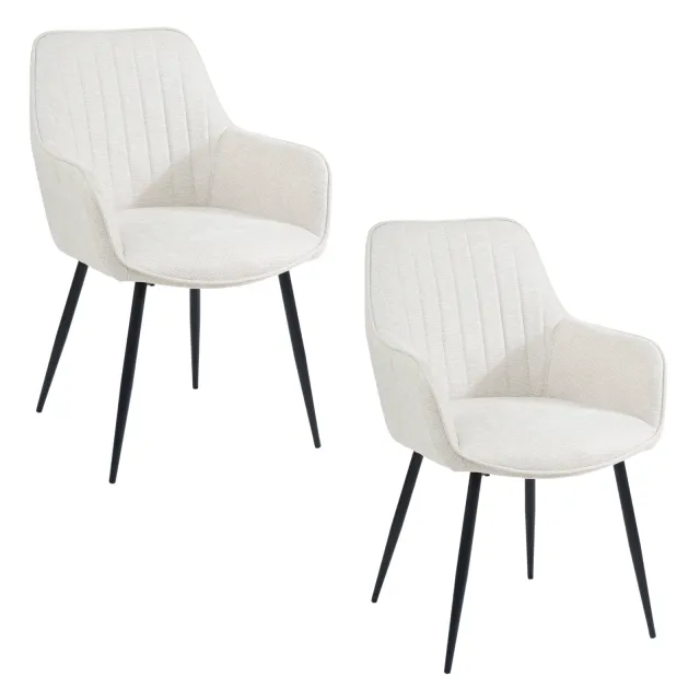 Housecraft Living Maud eetkamerstoel offwhite, foto 2
