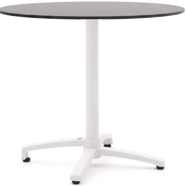 Bellagio tuinmeubelen Bellagio Canzo klaptafel ø80cm (h:73cm) wit, foto 3