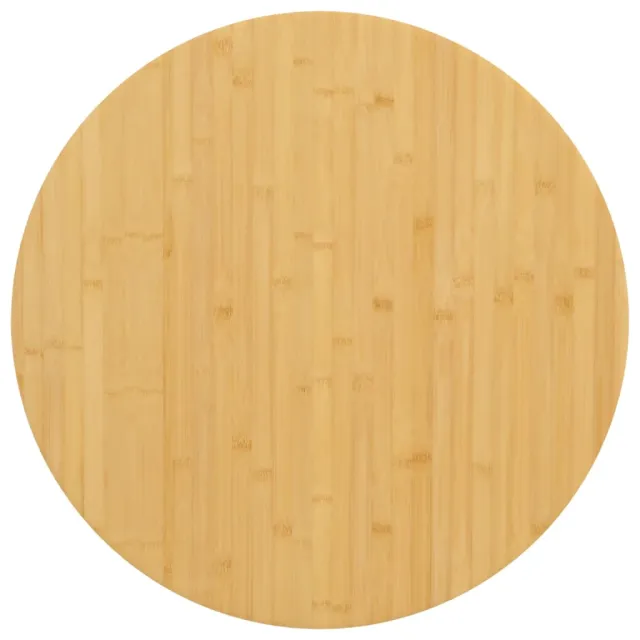 vidaXL Tafelblad Ø 70x1,5 cm bamboe Bruin