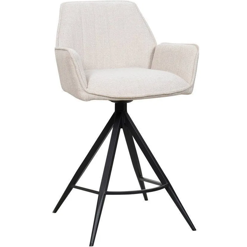 Giga Meubel Noa barstoel draaibaar beige, foto 6