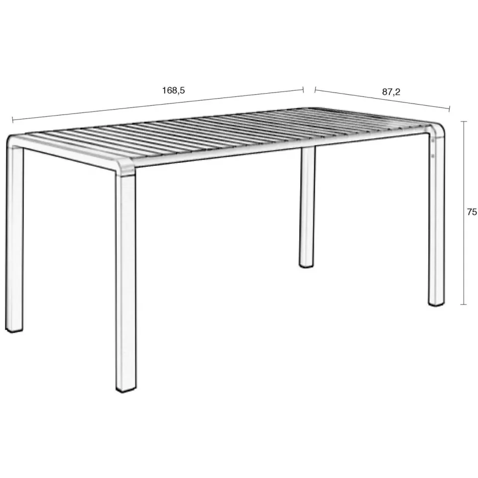 Zuiver Vondel tuintafel groen, foto 2