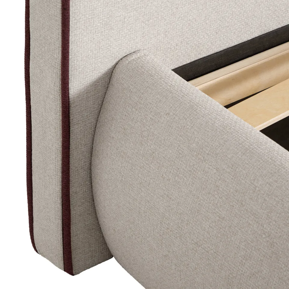 NOUS Living bed Talulah (140x200 cm) beige, foto 5