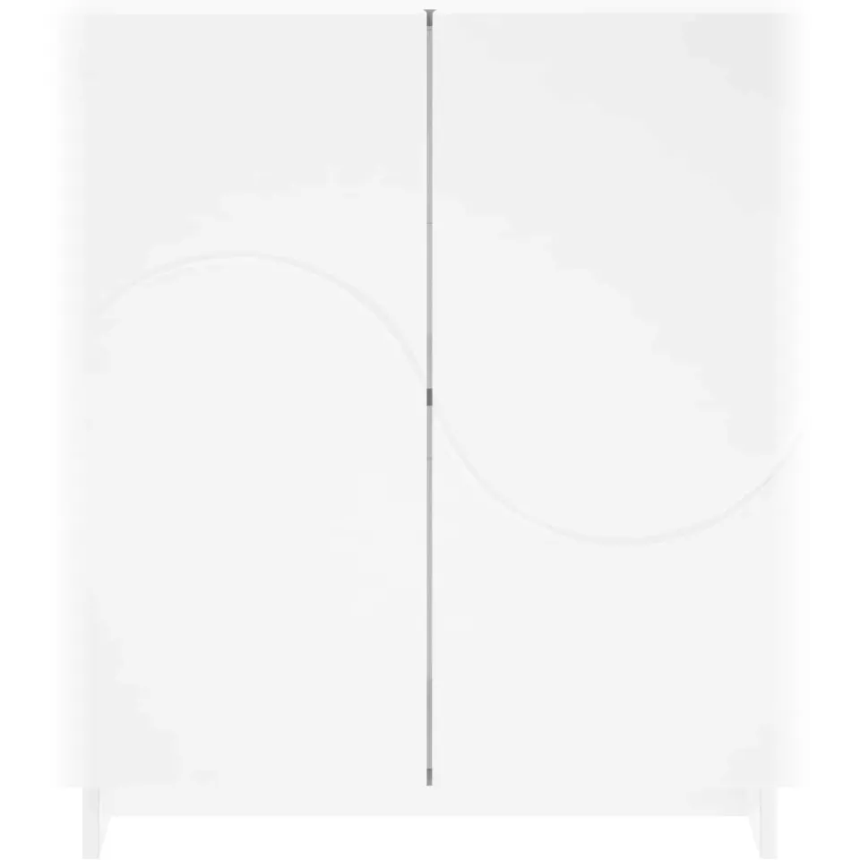 vidaXL Dressoir Wit 67 x 34,5 x 75 cm Bewerkt hout, foto 4